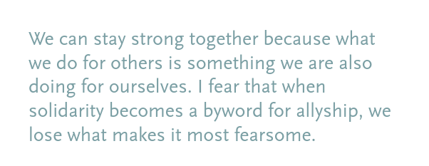 Solidarity and allyship