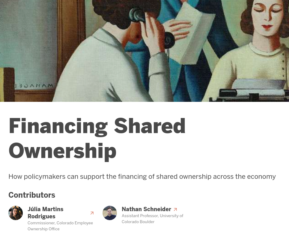 Financing shared ownership